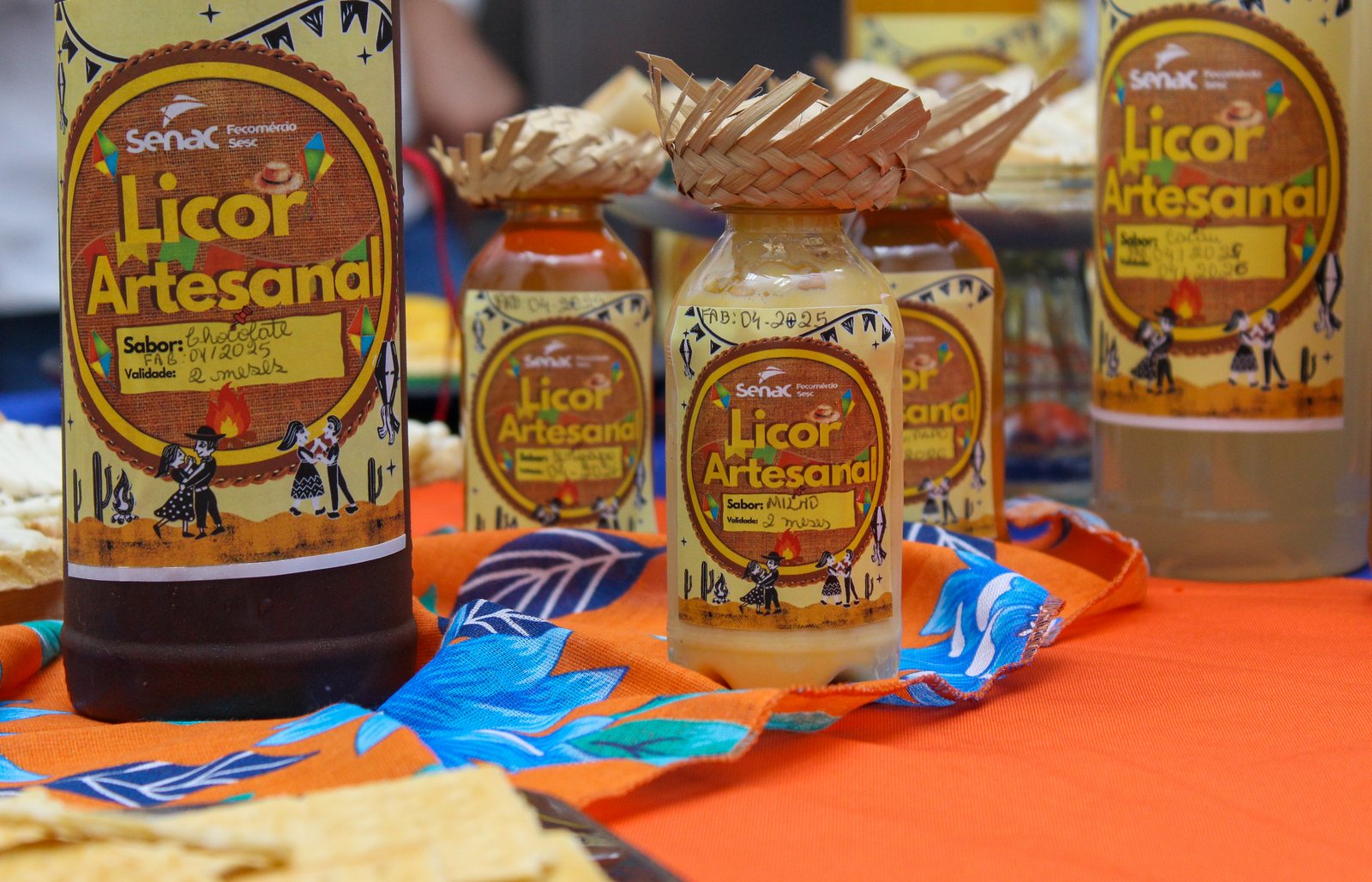 Licores artesanais da gastronomia local de Amargosa