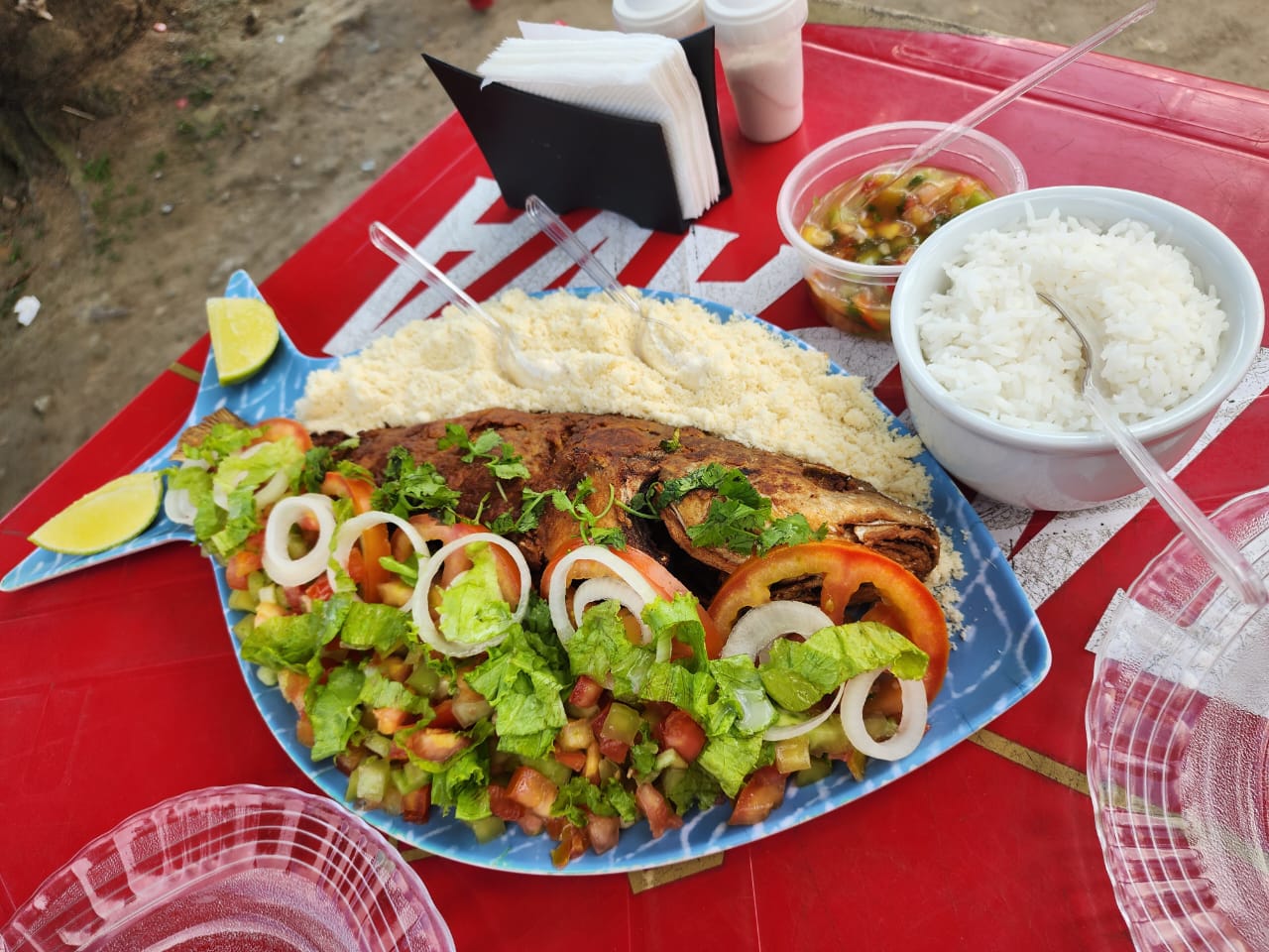Prato típico da culinária local em Amargosa